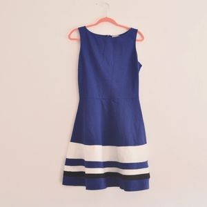 Love...ady Royal Blue A line dress